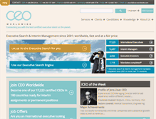 Tablet Screenshot of ceo-worldwide.com